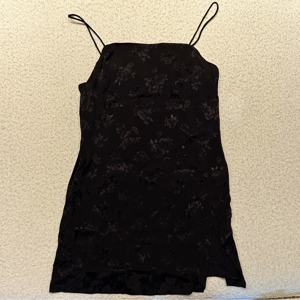 Datista Dress Satin Rose Black